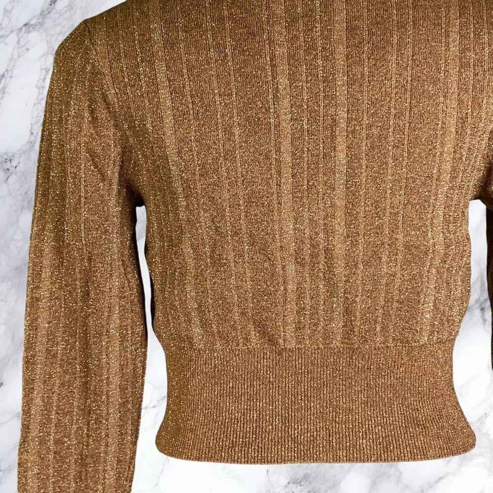LPA Vance Mini Cardigan in Bronze